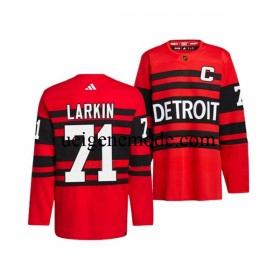 Herren Detroit Red Wings Eishockey Trikot DYLAN LARKIN 71 Adidas 2022-2023 Reverse Retro Rot Authentic